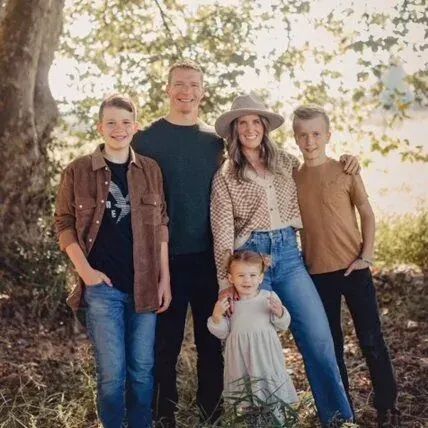 Dr. Seth Fortier with his family
